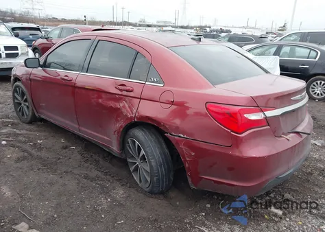 2013 Chrysler 200 Touring from USA, damaged, VIN 1C3CCBBB6DN525334